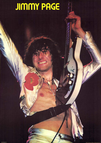 Led Zeppelin Jimmy Page Poster 19x27