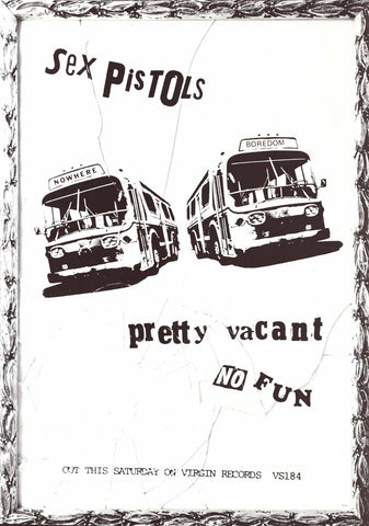 Poster: Sex Pistols - Pretty Vaccant (23"x33")