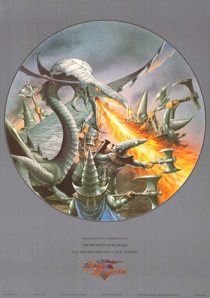Rodney Matthews - The Dwarves of Belegost 24x34 – BananaRoad
