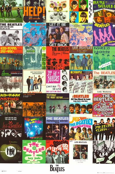 beatles album covers in order of release