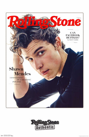 Shawn Mendes - Rolling Stone Magazine Poster