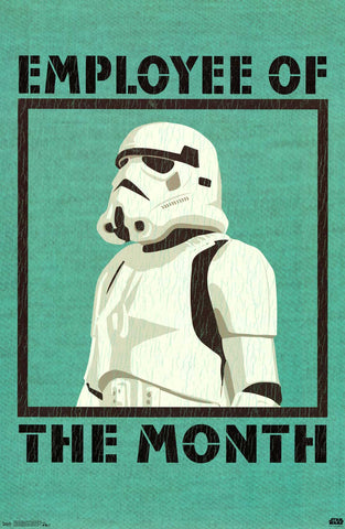 Poster: Star Wars - Employee of the Month (22"x34")