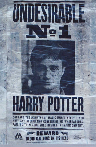 Poster: Harry Potter - Undesirable #1