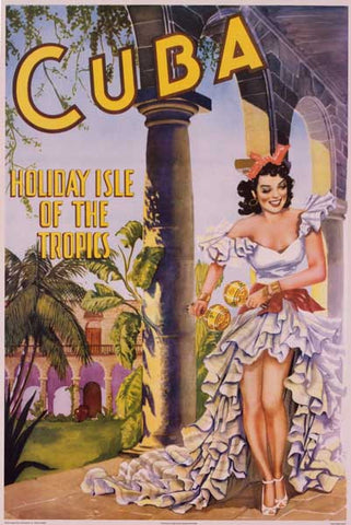 Cuba Travel Poster