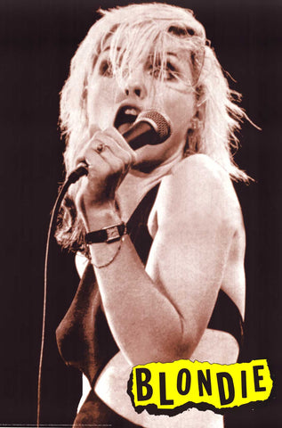 Poster: Blondie Debbie Harry - Live