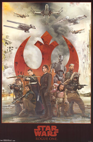 Star Wars Rogue One Movie Poster (22"x34")