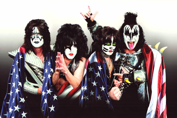 Poster: KISS - American Flag Portrait (24"x36") – BananaRoad