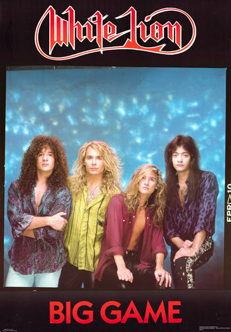 White Lion Band Poster