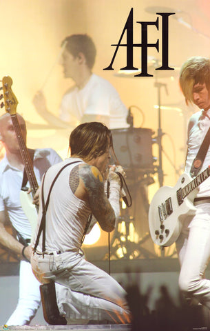 AFI Band On Stage Poster