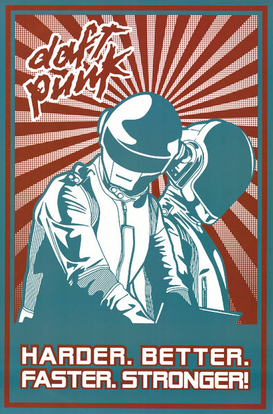 Daft Punk - Harder - Poster 24x36 – BananaRoad