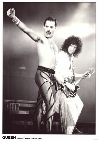 Poster: Queen - Live at Wembley