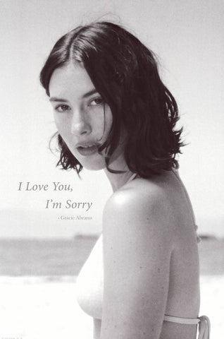 A great poster of Grammy-winning singe and songwriter Gracie Abrams! 