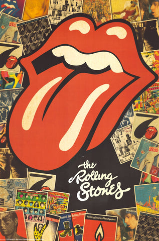 Poster: The Rolling Stones - Album Collage 