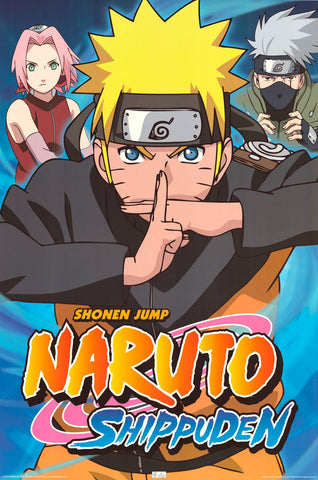 Naruto Shippuden Anime Cast Poster 