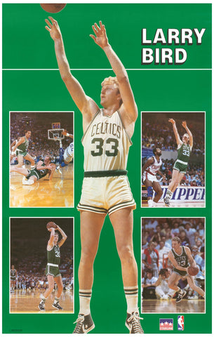 Larry Bird Boston Celtics NBA Basketball Poster 11x17