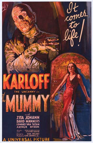 The Mummy Boris Karloff Movie Poster