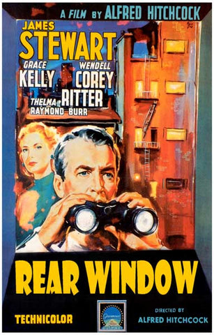Rear Window Alfred Hitchcock Movie Poster