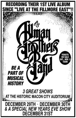 Allman Brothers Band Poster