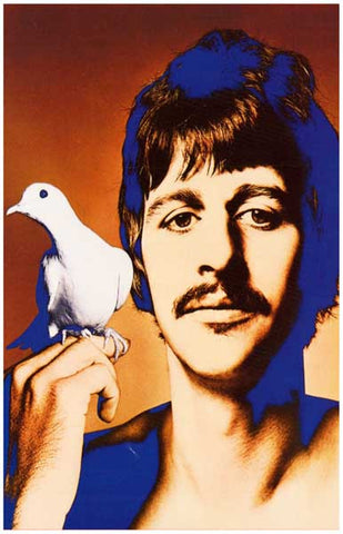 Beatles Psychedelic Ringo Starr Poster