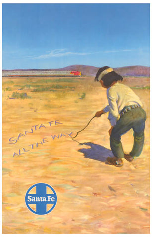Santa Fe Railroad Poster