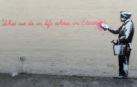Banksy Echoes in Eternity Poster