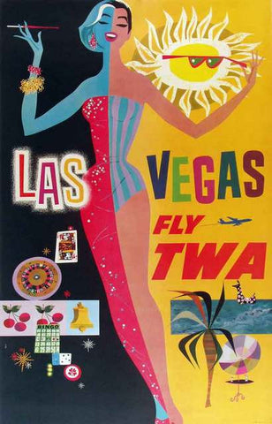 Las Vegas Travel Ad Poster