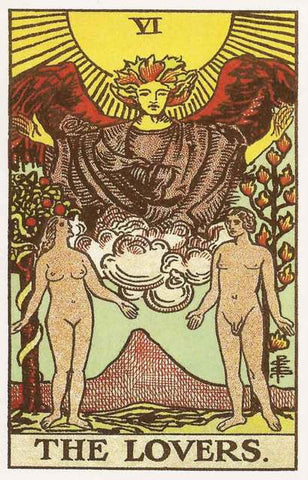 The Lovers Tarot Card Poster