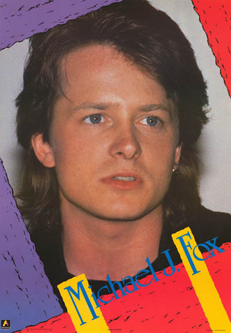 Michael J Fox Portrait Poster