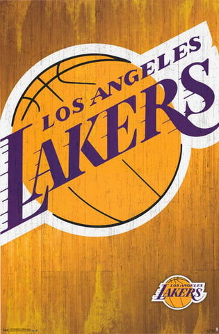 Los Angeles Lakers NBA Basketball Poster