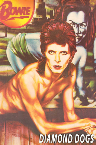 David Bowie Diamond Dogs Album Cover Poster 24x36
