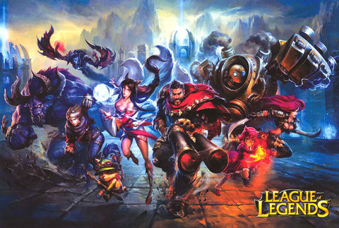 League of Legends Video Game Poster