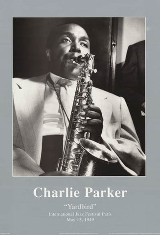 Charlie Parker Portrait Poster