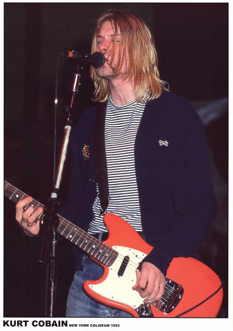 Nirvana Kurt Cobain New York 1993 Poster 24x33