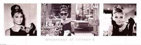 Audrey Hepburn Breakfast at Tiffanys Poster