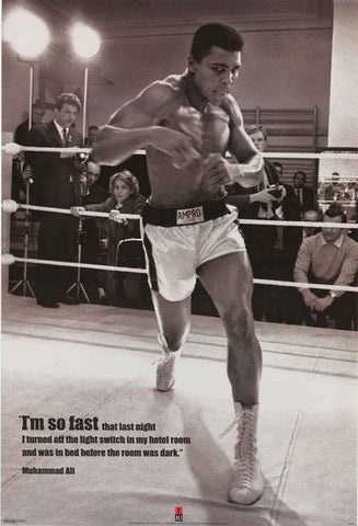 Muhammad Ali Quote Poster
