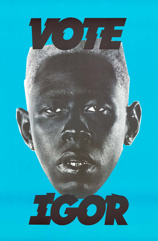 Poster: Tyler the Creator - Vote Igor Blue (24"x36")