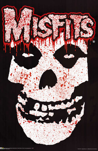 Poster: The Misfits - Splatte Skull 