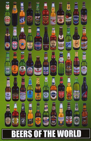 Beers of the World Poster