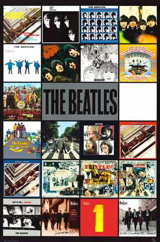Poster: The Beatles - Album Covers