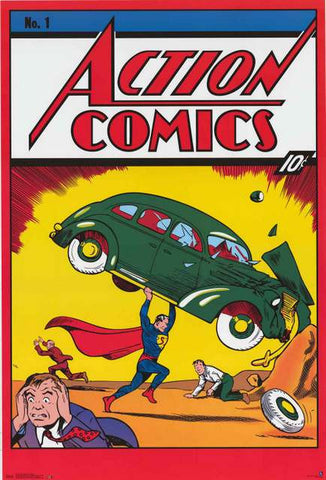 Superman Action Comics #1 Poster