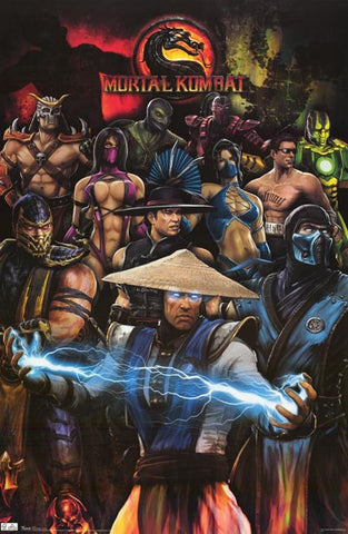 Mortal Kombat Video Game Poster