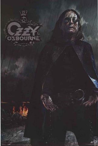 Ozzy Osbourne Black Rain Poster