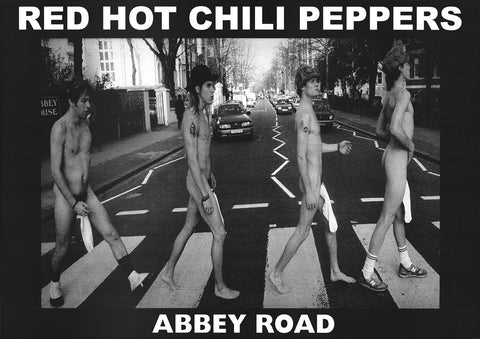 Red Hot Chili Peppers Abbey Road Poster 23x33
