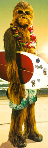 Star Wars: Chewbacca Surfing Poster