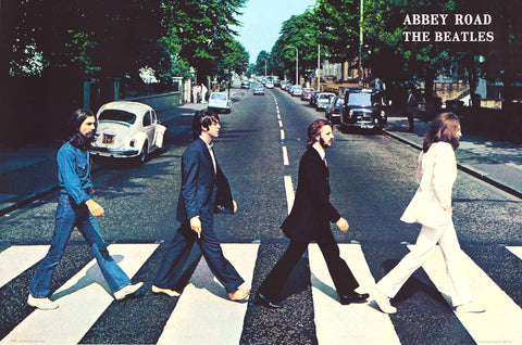 Beatles Abbey Road Album Cover Poster