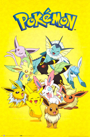 Poster: Pokemon - Evee Evolution