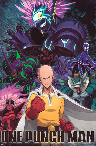Poster: One Punch Man - Saitama vs Villain 