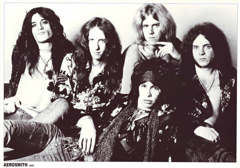 Aerosmith 1975 Band Portrait Poster 