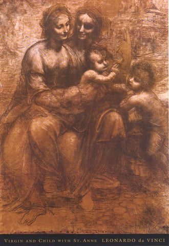 Leonardo Da Vinci Virgin and Child Poster