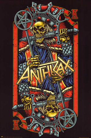 Poster: Anthrax - Playing Card 